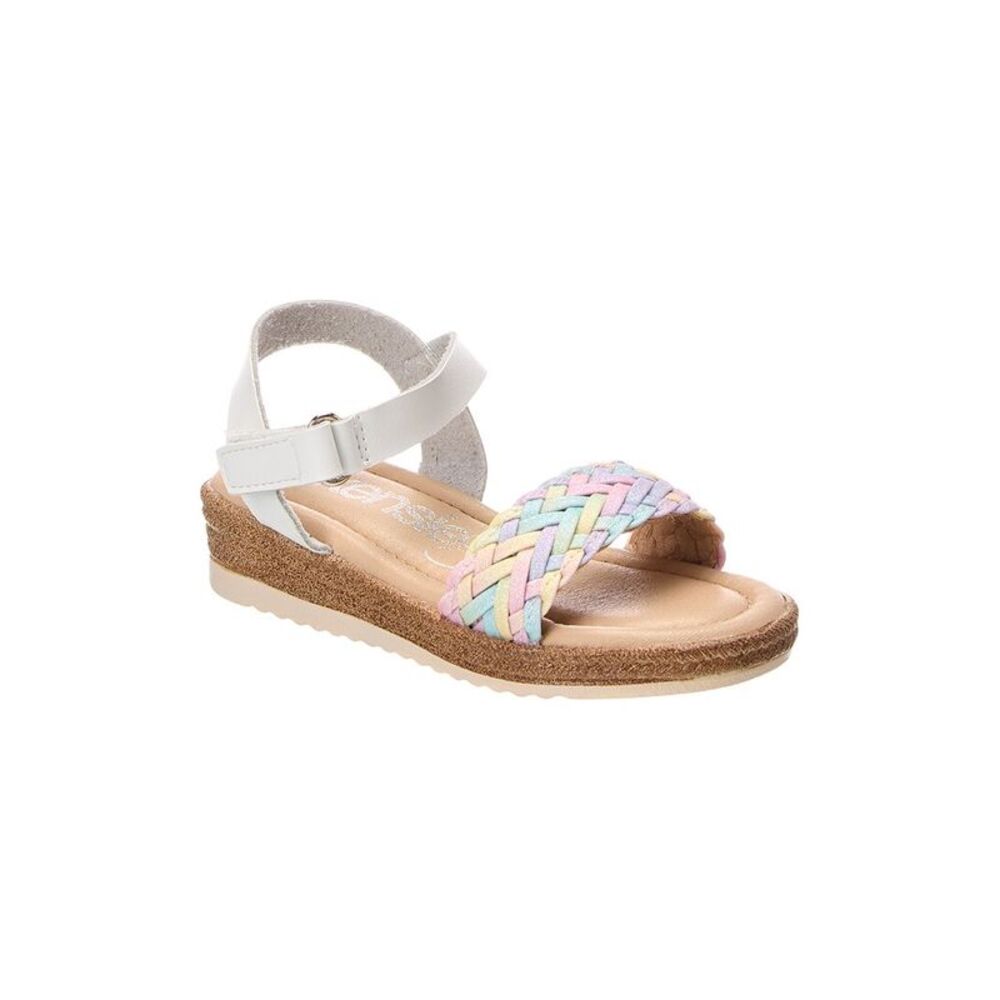 Josmo Girl's Leather Sandal, Multi